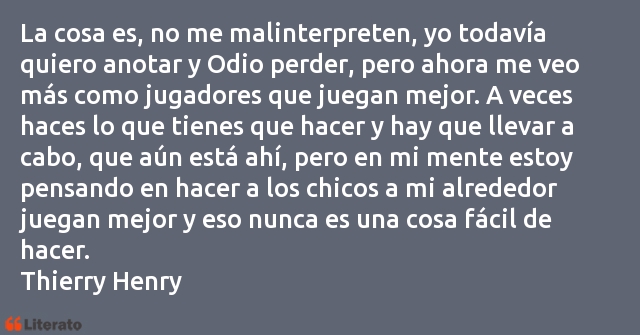 Frases de Thierry Henry