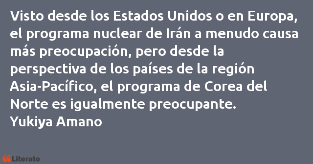 Frases de Yukiya Amano