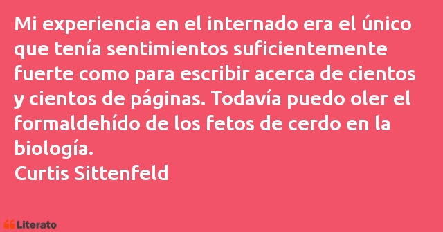 Frases de Curtis Sittenfeld