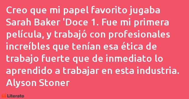 Frases de Alyson Stoner