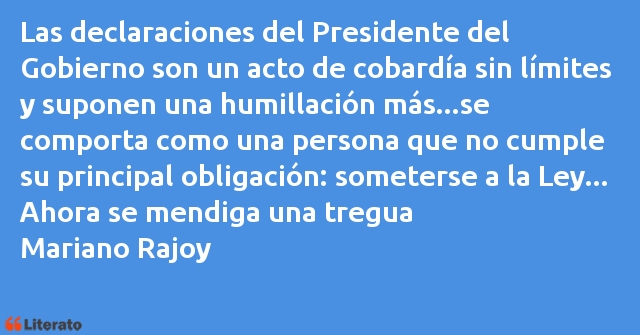 Frases de Mariano Rajoy