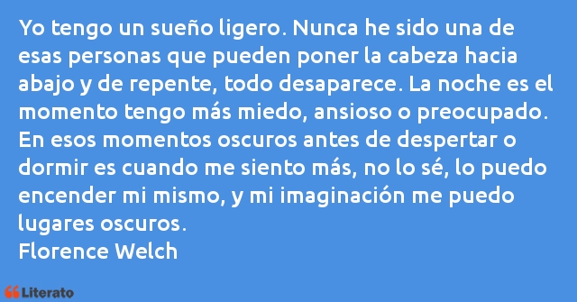 Frases de Florence Welch