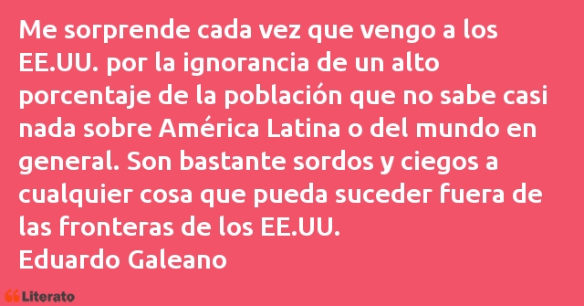 Frases de Eduardo Galeano