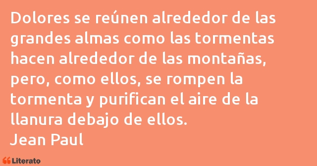 Frases de Jean Paul