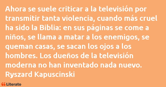 Frases de Ryszard Kapuscinski