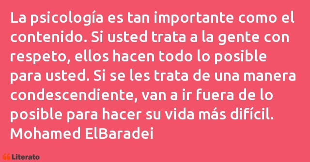 Frases de Mohamed ElBaradei