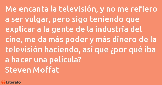 Frases de Steven Moffat