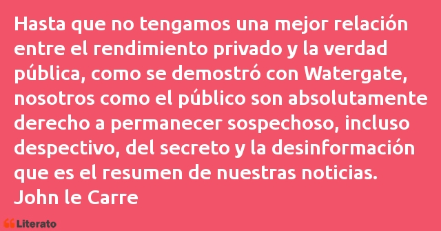 Frases de John le Carre