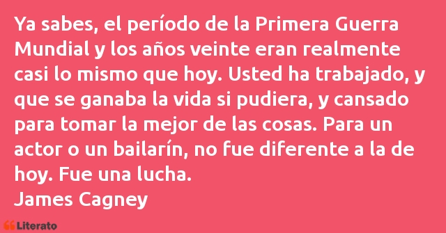 Frases de James Cagney