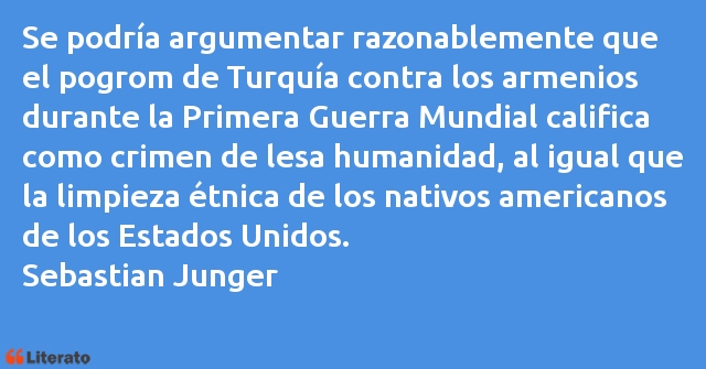 Frases de Sebastian Junger