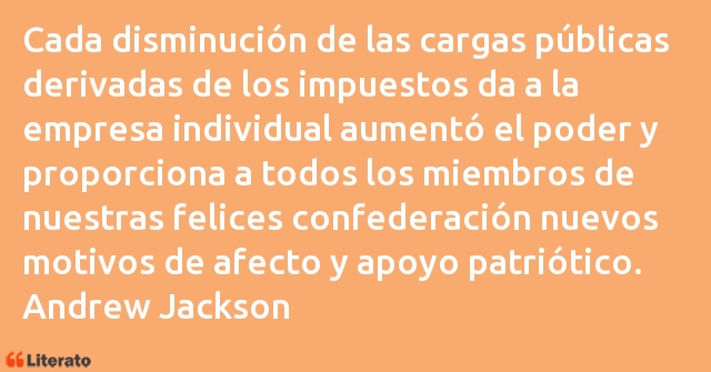 Frases de Andrew Jackson