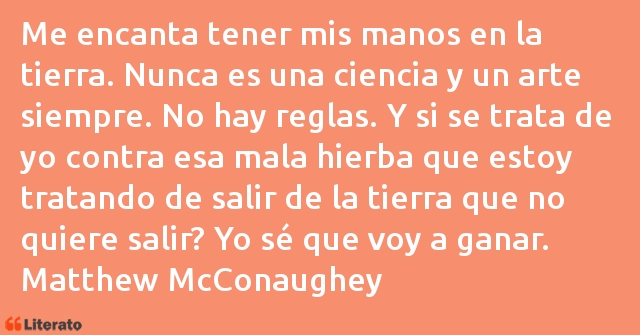 Frases de Matthew McConaughey