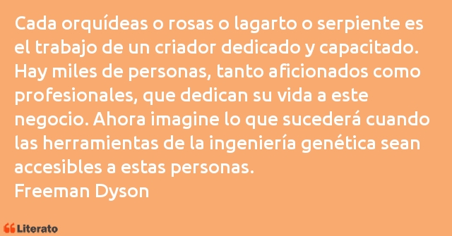 Frases de Freeman Dyson