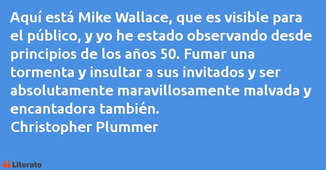 Frases de Christopher Plummer