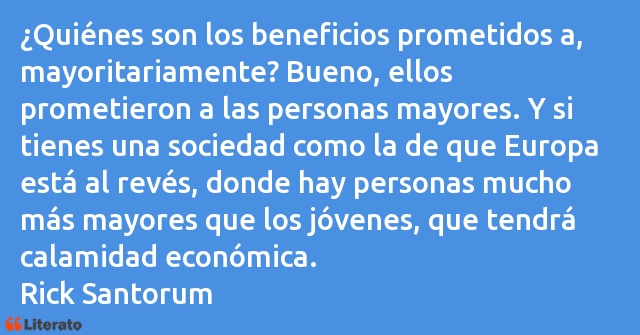 Frases de Rick Santorum