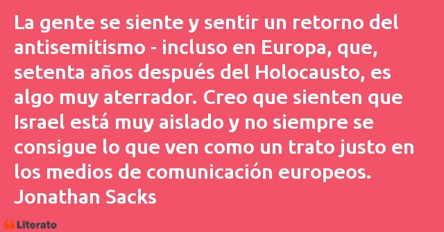 Frases de Jonathan Sacks