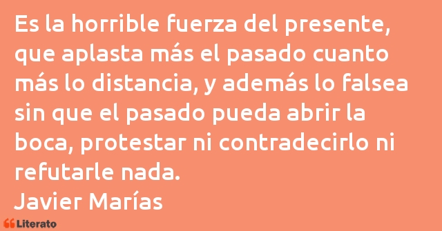 Frases de Javier Marías