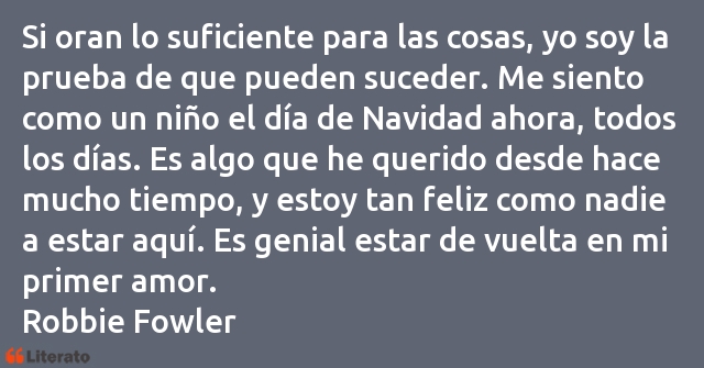 Frases de Robbie Fowler