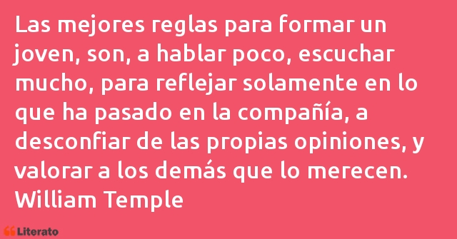 Frases de William Temple