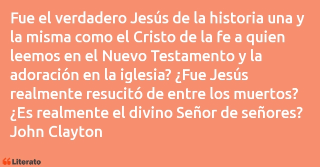 Frases de John Clayton