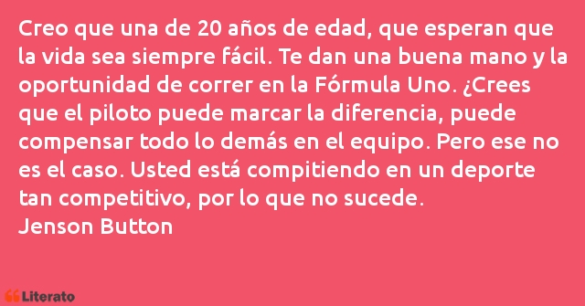 Frases de Jenson Button