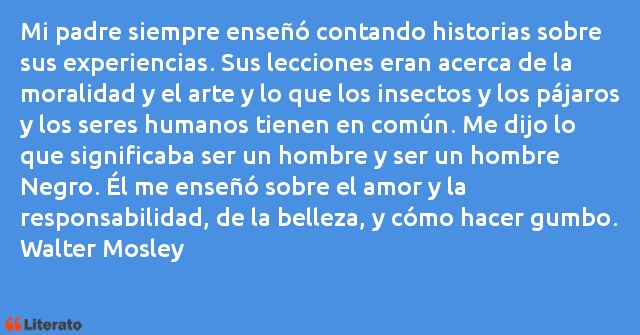 Frases de Walter Mosley
