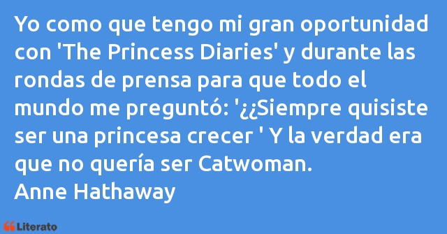 Frases de Anne Hathaway