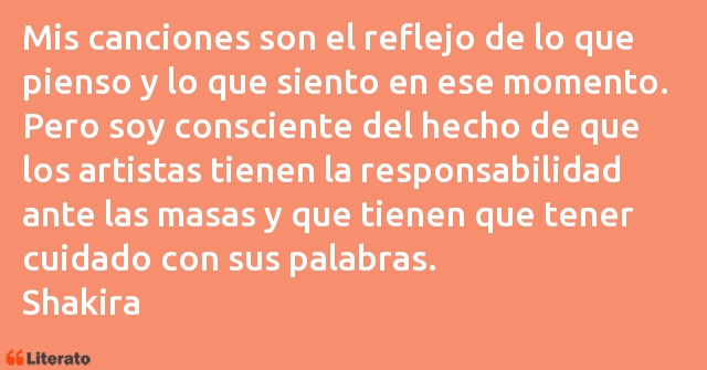 Frases de Shakira