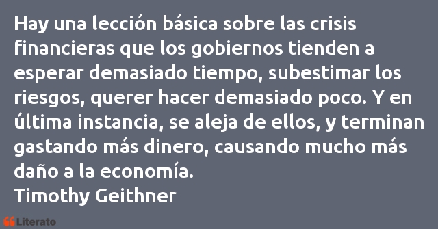 Frases de Timothy Geithner