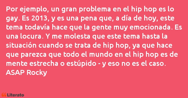 Frases de ASAP Rocky