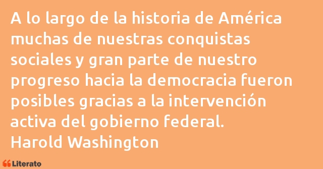 Frases de Harold Washington