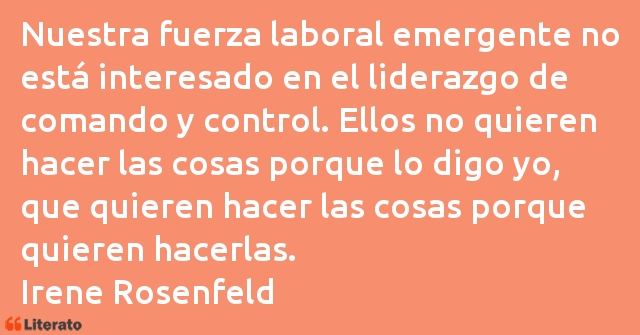 Frases de Irene Rosenfeld