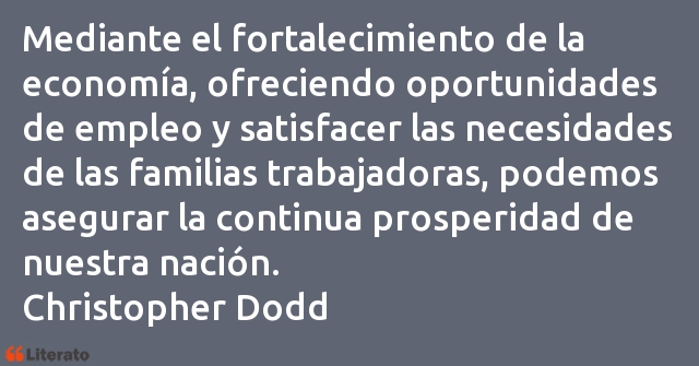 Frases de Christopher Dodd