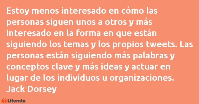 Frases de Jack Dorsey