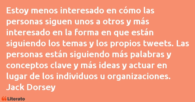 Frases de Jack Dorsey