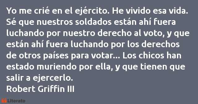 Frases de Robert Griffin III