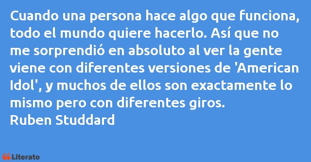 Frases de Ruben Studdard