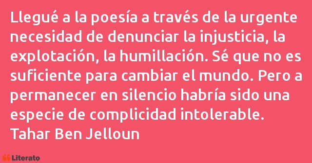 Frases de Tahar Ben Jelloun