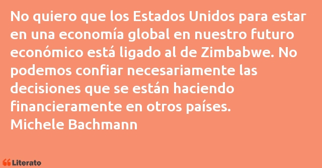 Frases de Michele Bachmann