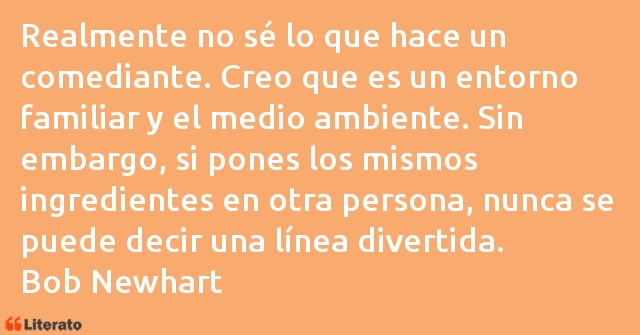 Frases de Bob Newhart