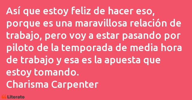 Frases de Charisma Carpenter