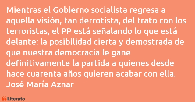 Frases de José MarÃa Aznar