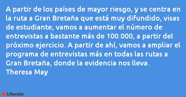 Frases de Theresa May