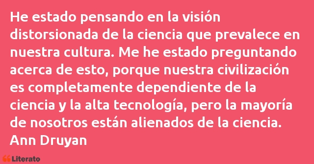 Frases de Ann Druyan