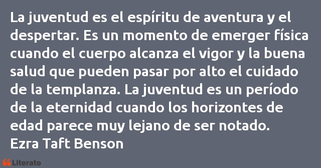 Frases de Ezra Taft Benson