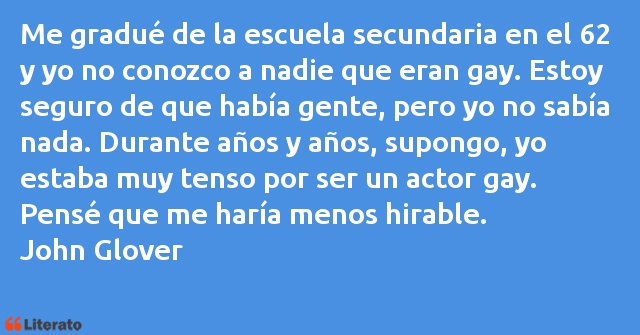 Frases de John Glover