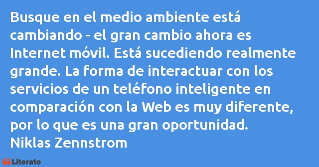 Frases de Niklas Zennstrom