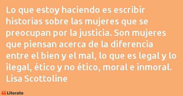 Frases de Lisa Scottoline