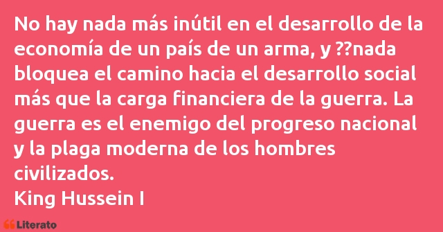 Frases de King Hussein I