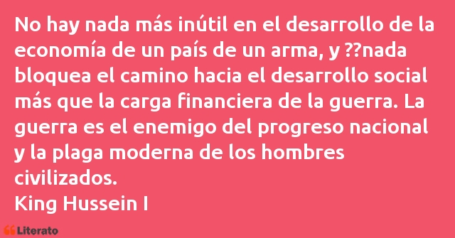 Frases de King Hussein I